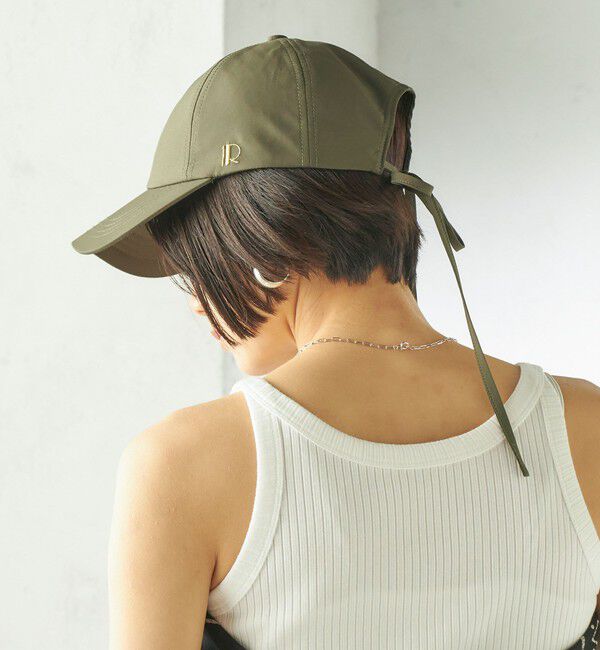 SHIPS for women「Revis:〈UVカット / 撥水 / 透湿〉リボン キャップ」|キャップ・キャスケット|