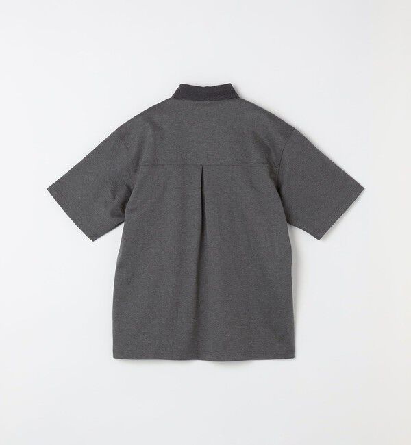 SHIPS any「SHIPS any:〈接触冷感/遮熱/UVカット〉COOL TOUCH スムース デザイン リブ 半袖 ポロシャツ◇」|Tシャツ・カットソー|