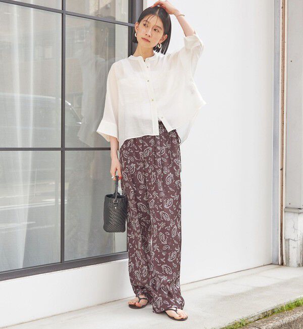 SHIPS for women「【SHIPS別注】TICCA&times;manipuri:〈手洗い可能〉プリント パンツ」|その他|