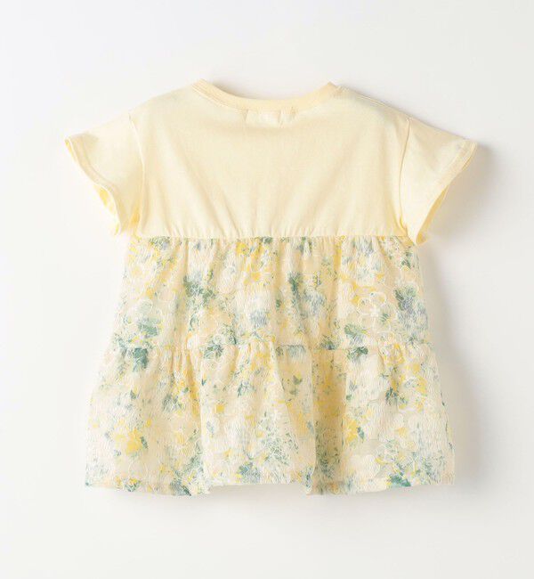 SHIPS Colors 「《一部追加予約》SHIPS Colors:90～140cm /〈洗濯機可能〉ドッキング チュニック Tシャツ◆」|Tシャツ・カットソー|