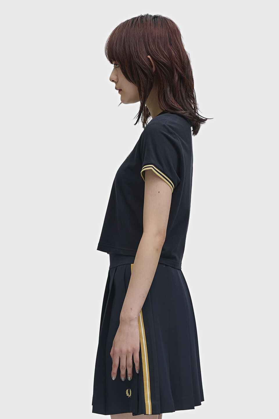 FRED PERRY 「Tipped Pique T-Shirt／ティップラインピケTシャツ」|Tシャツ・カットソー|