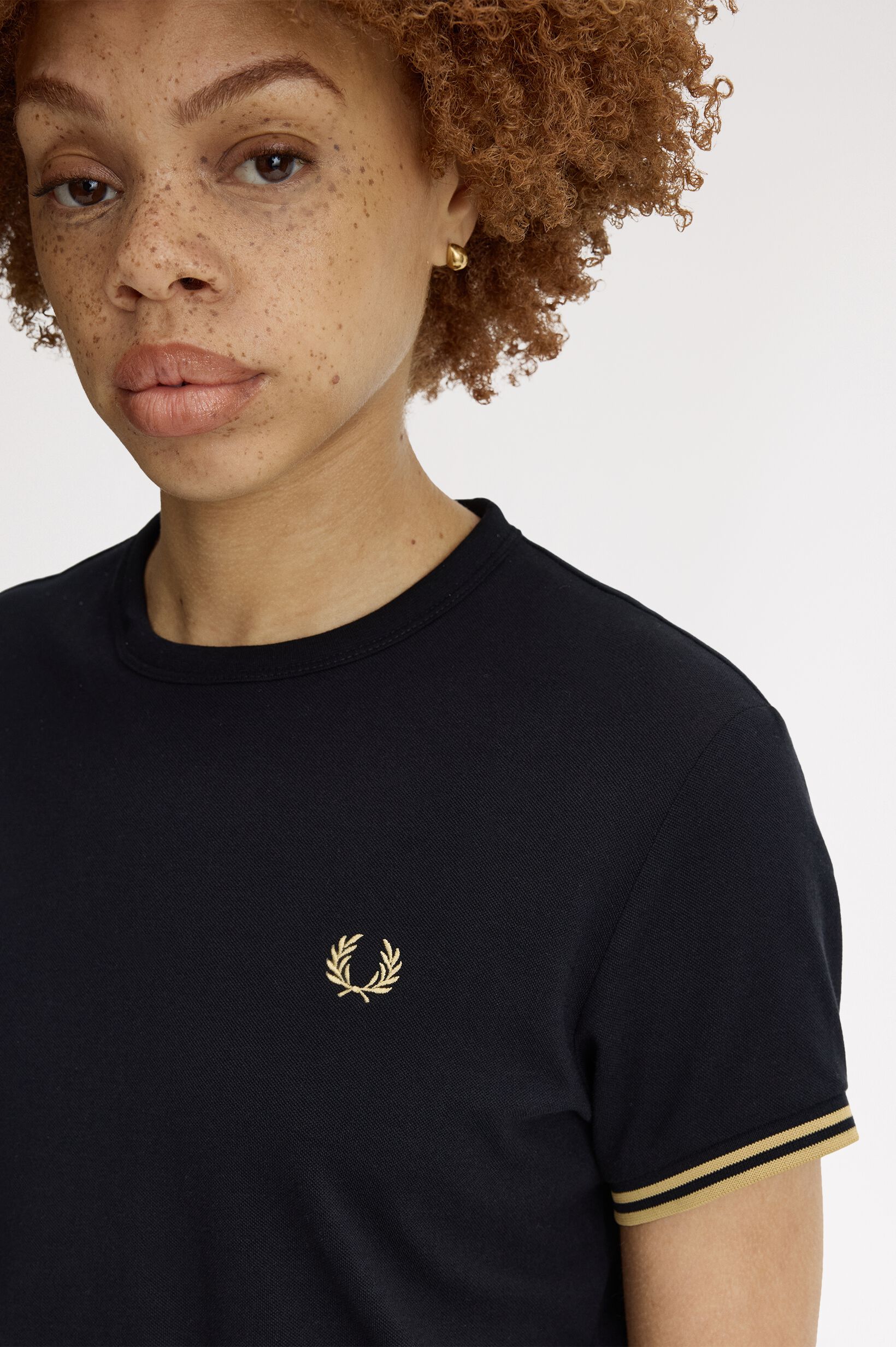 FRED PERRY 「Tipped Pique T-Shirt／ティップラインピケTシャツ」|Tシャツ・カットソー|