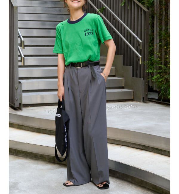 OUTDOOR PRODUCTS Usual Things「Rational Girl コットンフライスリンガーTEE」|Tシャツ・カットソー|
