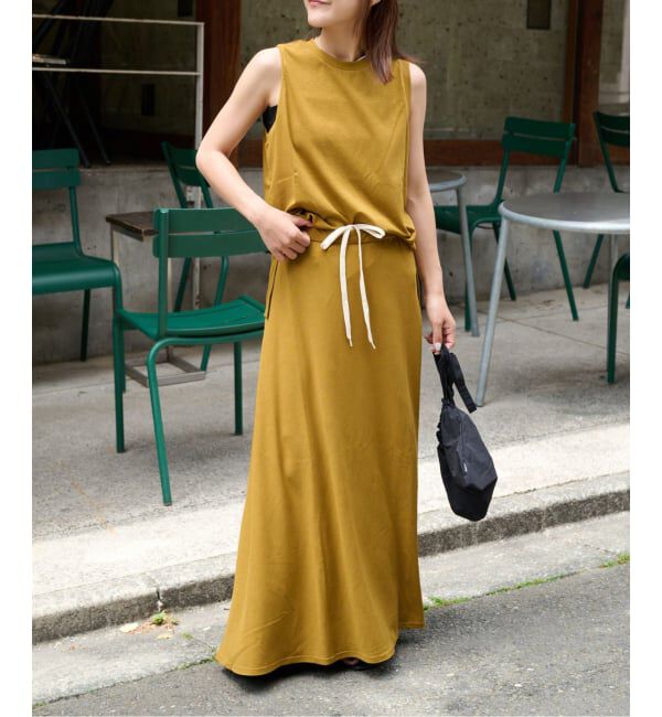 OUTDOOR PRODUCTS Usual Things「ストレッチジャージールーズノースリ セットアップ対応」|Tシャツ・カットソー|
