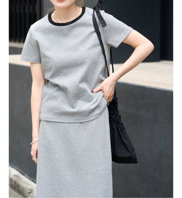 OUTDOOR PRODUCTS Usual Things「リンガーボーダーTEE セットアップ対応」|Tシャツ・カットソー|