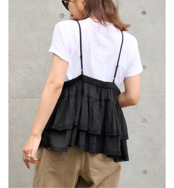 OUTDOOR PRODUCTS Usual Things「≪予約≫レースフリルキャミ」|シャツ・ブラウス|