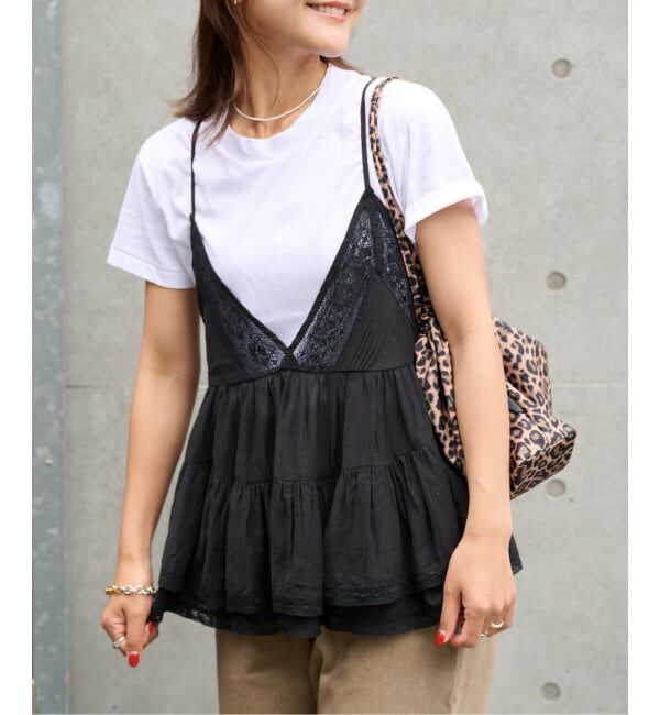 OUTDOOR PRODUCTS Usual Things「≪予約≫レースフリルキャミ」|シャツ・ブラウス|
