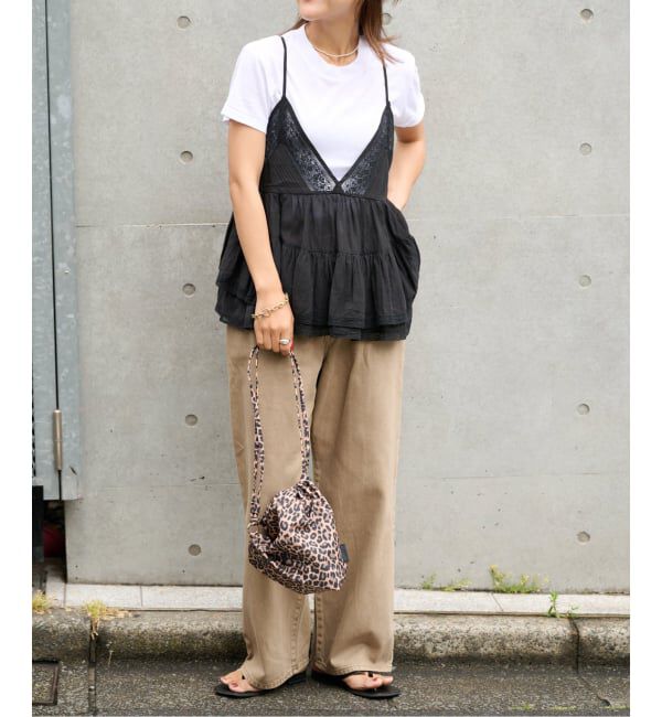 OUTDOOR PRODUCTS Usual Things「≪予約≫レースフリルキャミ」|シャツ・ブラウス|