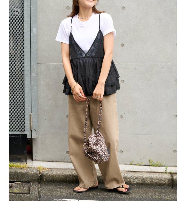 OUTDOOR PRODUCTS Usual Things「≪予約≫レースフリルキャミ」|シャツ・ブラウス|