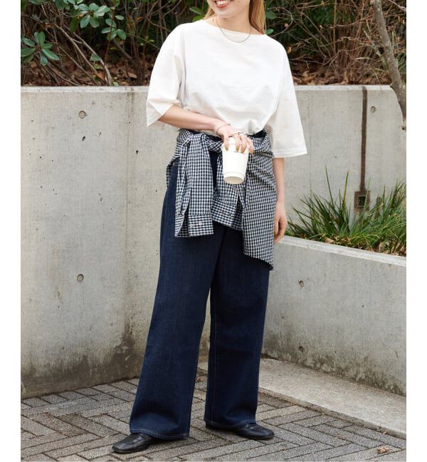 OUTDOOR PRODUCTS Usual Things「追加 スラブテンジク 五分袖 TEE」|Tシャツ・カットソー|