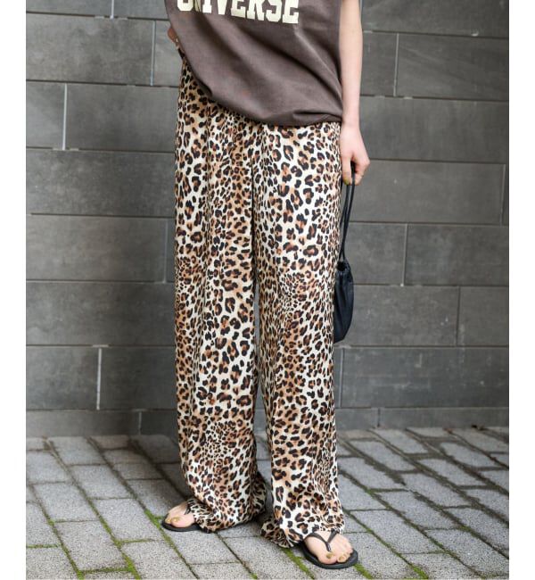 OUTDOOR PRODUCTS Usual Things「≪予約≫追加2 レオパードパンツ」|スラックス|