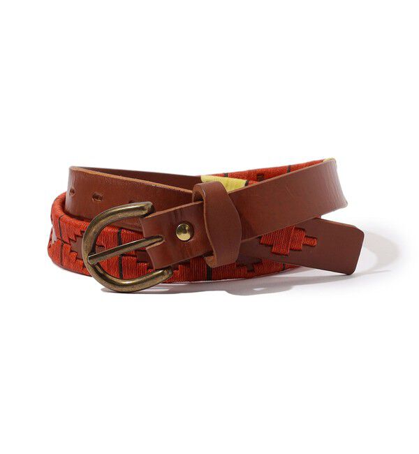 TOMORROWLAND GOODS「MAISON GAUCHOS バックルベルト」|ベルト|46 ブラウン系