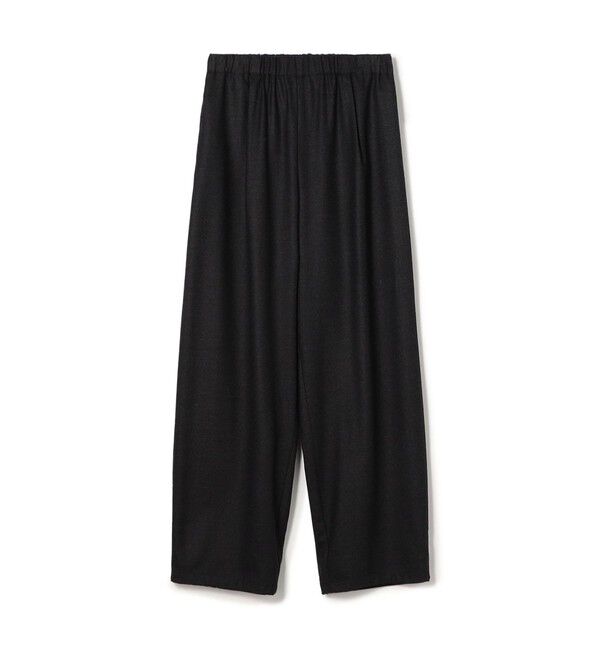 GALERIE VIE「ウーステッドウールフラノ オーバルパンツ」|その他|17 チャコールグレー
