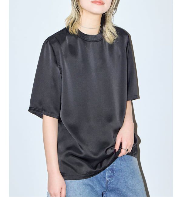  「《追加2》SATIN Tシャツ」|Tシャツ・カットソー|ブラック