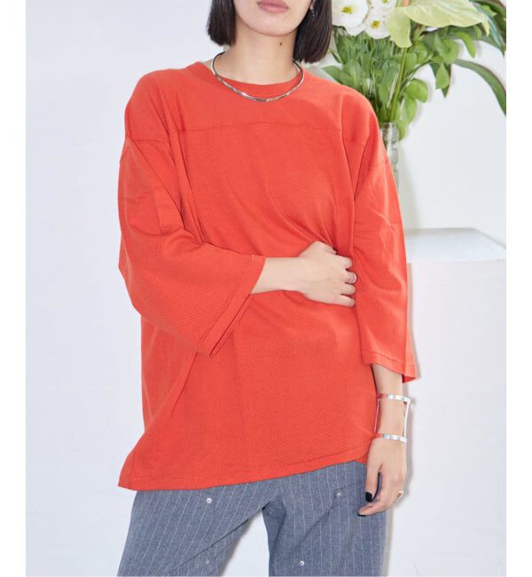  「HEALTH KNIT U.S.COTTON MESH FOOTBALL 55018：Tシャツ」|Tシャツ・カットソー|