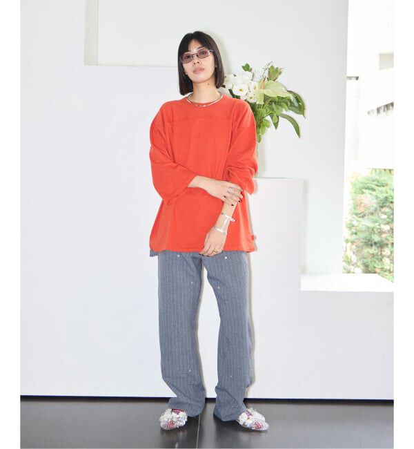  「HEALTH KNIT U.S.COTTON MESH FOOTBALL 55018：Tシャツ」|Tシャツ・カットソー|