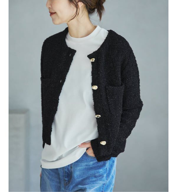 Plage「《予約》TWEED ニットジャケット」|その他|