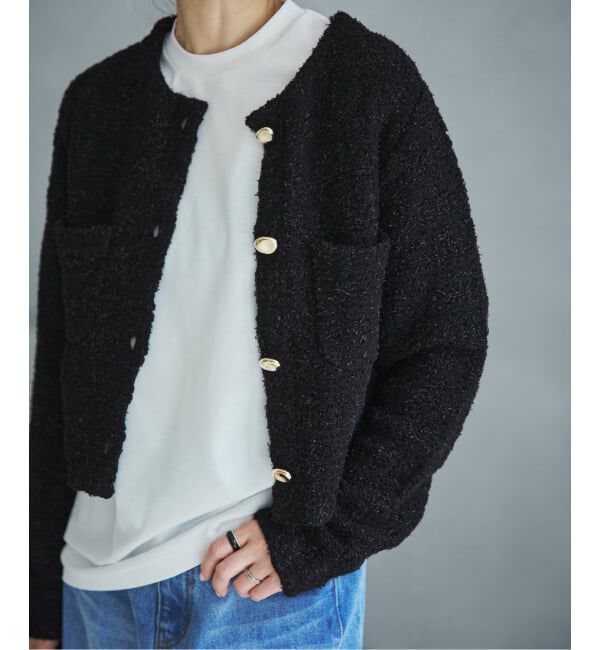 Plage「《予約》TWEED ニットジャケット」|その他|