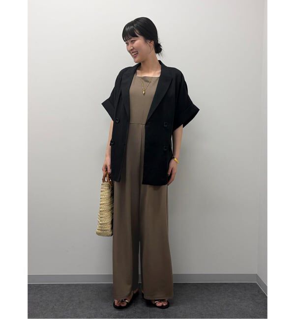 SLOBE IENA「《WEB限定サイズ有り/3サイズ展開》カットオールインワン」|オールインワン|