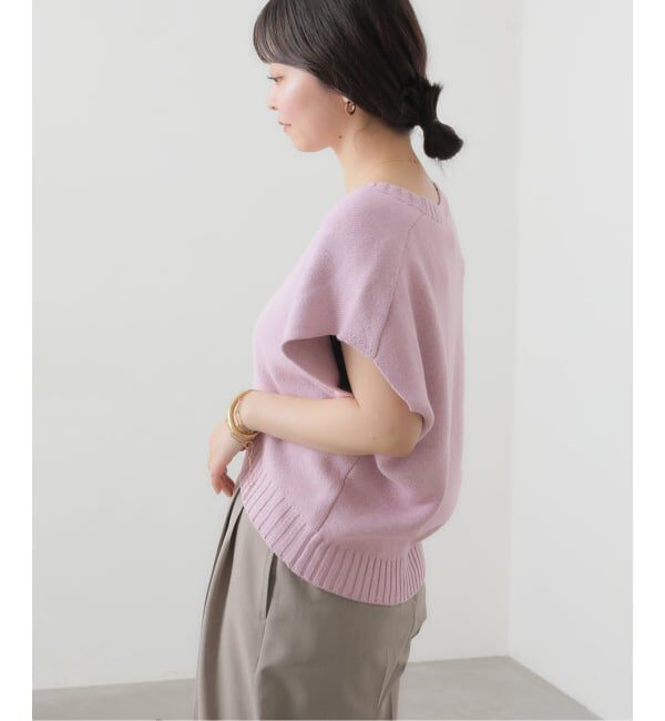 SLOBE IENA「《予約》フォルムニットベスト」|ベスト・ジレ|