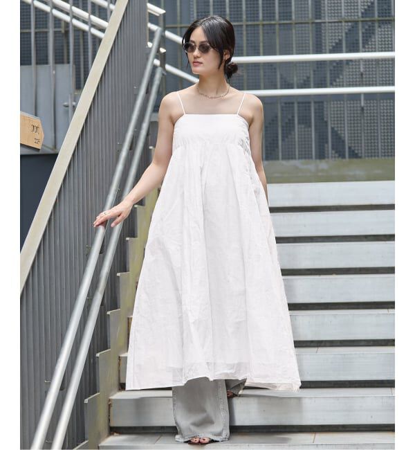 IENA「《予約》MARILYN MOON/マリリンムーン sheer cotton 2way op ワンピース 4263-105」|ワンピース|