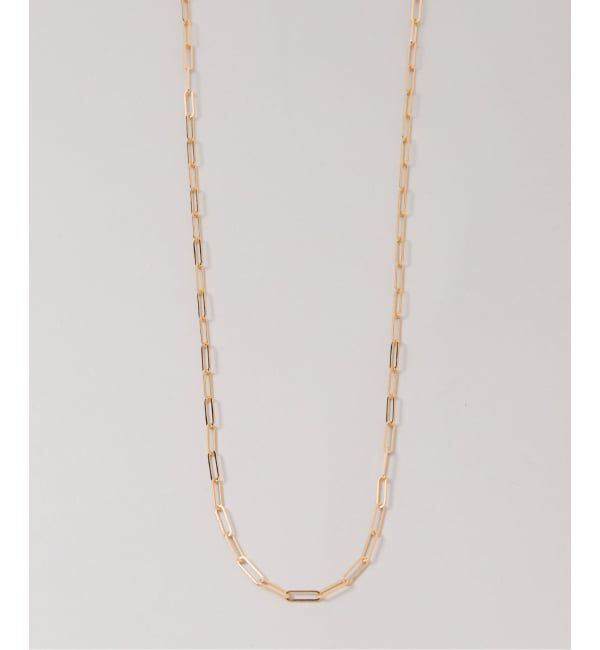 VERMEIL par iena「《予約》CHIBI JEWELS チビジュエルズ Long Long Chain Rectangle chain」|ネックレス|