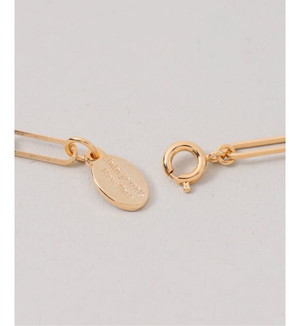 VERMEIL par iena「《予約》CHIBI JEWELS チビジュエルズ Long Long Chain Rectangle chain」|ネックレス|
