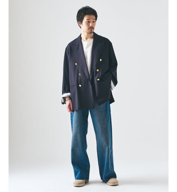 417 EDIFICE「12.5OZ フェードグレー ワイドデニム」|デニム|