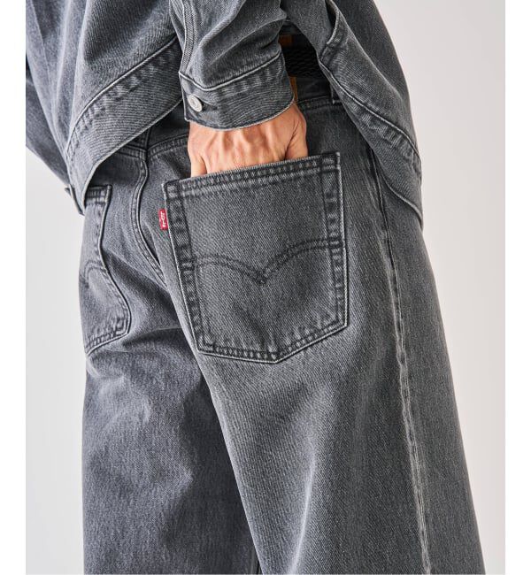 EDIFICE「《予約》Levi&rsquo;s(リーバイス) 別注 Baggy Wide Leg デニムパンツ（L28）」|デニム|