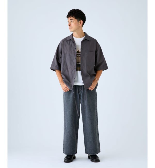 EDIFICE「《予約》Levi&rsquo;s(リーバイス) 別注 Baggy Wide Leg デニムパンツ（L28）」|デニム|