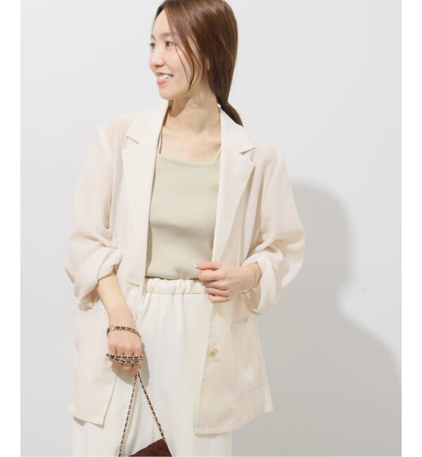JOURNAL STANDARD relume「《追加》シングルシアージャケット」|テーラードジャケット|