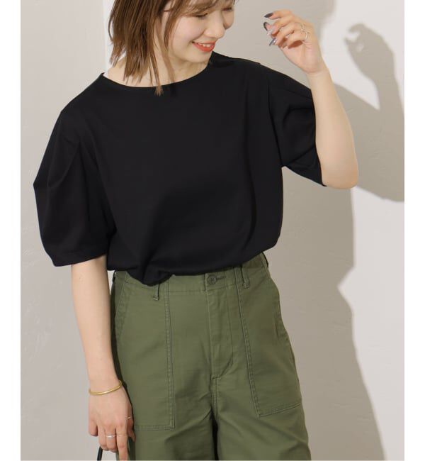 JOURNAL STANDARD relume「タックデザインスリーブプルオーバー」|Tシャツ・カットソー|ブラック