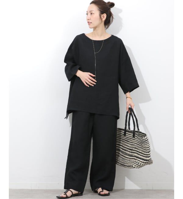 JOURNAL STANDARD relume「ベルギーリネンワイドイージーパンツ」|その他|