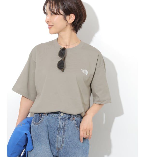 JOURNAL STANDARD relume「《WEB限定》【THE NORTH FACE/ ザノースフェイス】S/S FD Globe Grid Cotton：Tシャツ」|Tシャツ・カットソー|グレー