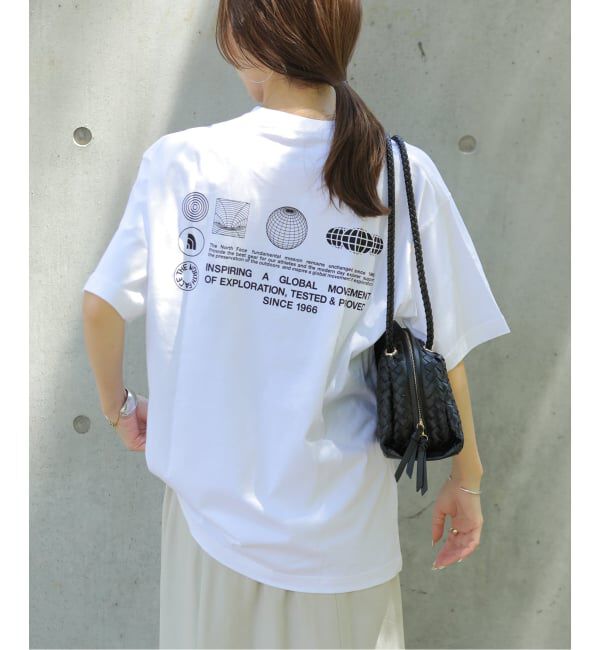 JOURNAL STANDARD relume「《WEB限定》【THE NORTH FACE/ ザノースフェイス】S/S FD Globe Grid Cotton：Tシャツ」|Tシャツ・カットソー|ホワイト