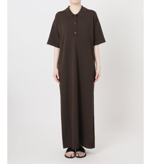 JOURNAL STANDARD relume「［接触冷感 / UVカット］クールヤーンサマーニットポロシャツワンピース」|ワンピース|