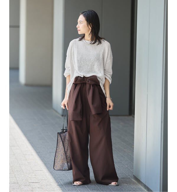 JOURNAL STANDARD「《追加》ペーパーヤーンカノコルーズプルオーバー」|ニット・セーター|