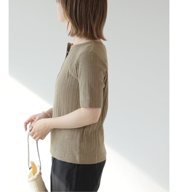 JOURNAL STANDARD relume「ヘンリーネックランダムリブTシャツ」|Tシャツ・カットソー|