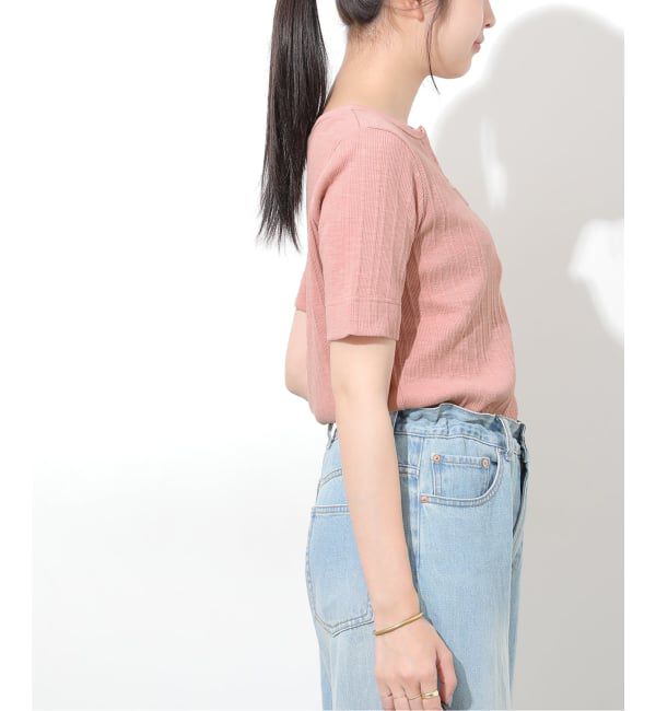 JOURNAL STANDARD relume「ヘンリーネックランダムリブTシャツ」|Tシャツ・カットソー|