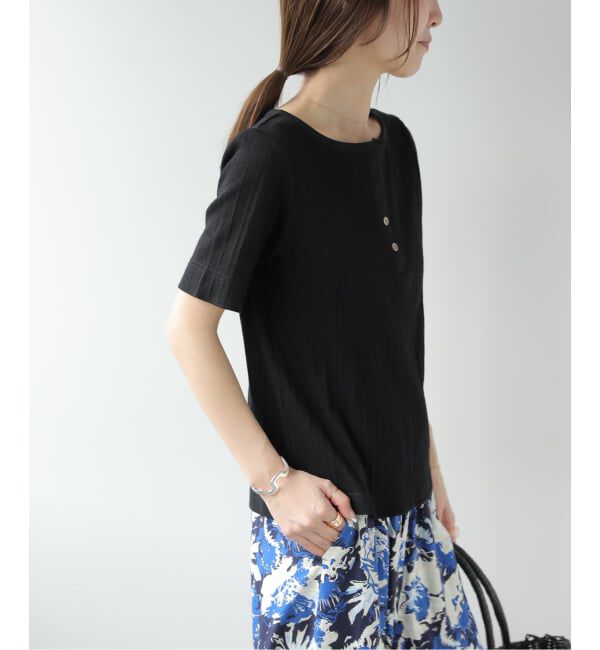 JOURNAL STANDARD relume「ヘンリーネックランダムリブTシャツ」|Tシャツ・カットソー|