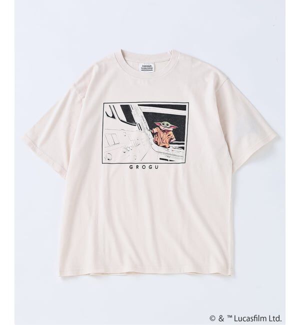 JOURNAL STANDARD「STAR WARS / スター・ウォーズ マンダロリアン プリント Tシャツ」|Tシャツ・カットソー|ナチュラル