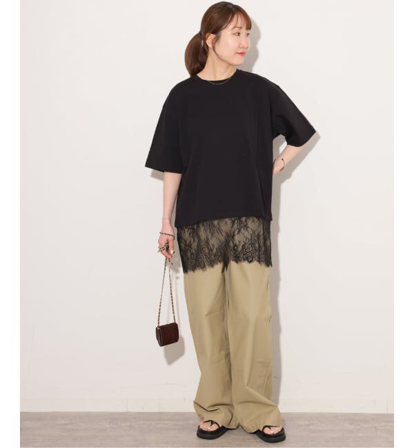 JOURNAL STANDARD relume「《追加》レースヘムTEE」|Tシャツ・カットソー|