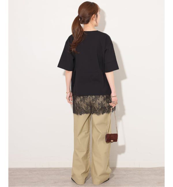 JOURNAL STANDARD relume「《追加》レースヘムTEE」|Tシャツ・カットソー|