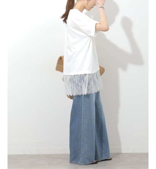 JOURNAL STANDARD relume「《追加》レースヘムTEE」|Tシャツ・カットソー|