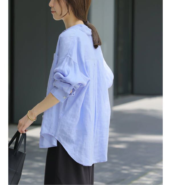 JOURNAL STANDARD relume「《追加2》カラーリネンオーバーサイズシャツ」|シャツ・ブラウス|