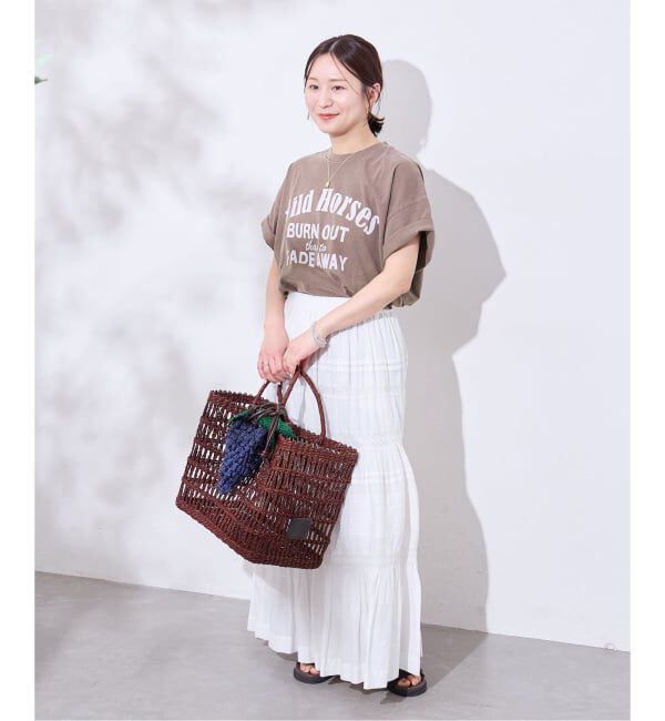 JOURNAL STANDARD「《追加3》ラウンドヘムピグメントT」|Tシャツ・カットソー|