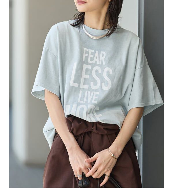 JOURNAL STANDARD「《追加3》ラウンドヘムピグメントT」|Tシャツ・カットソー|