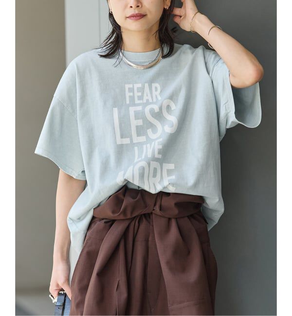 JOURNAL STANDARD「《追加3》ラウンドヘムピグメントT」|Tシャツ・カットソー|