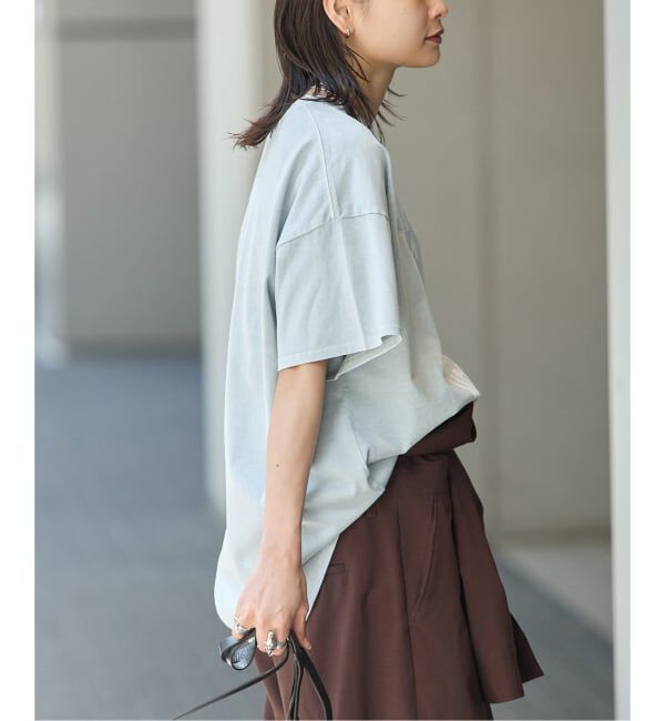 JOURNAL STANDARD「《追加3》ラウンドヘムピグメントT」|Tシャツ・カットソー|