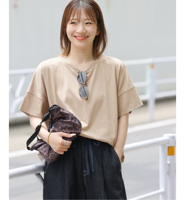 JOURNAL STANDARD relume「《追加2》オーガニックコットン汗染み防止2WAY TEE」|Tシャツ・カットソー|